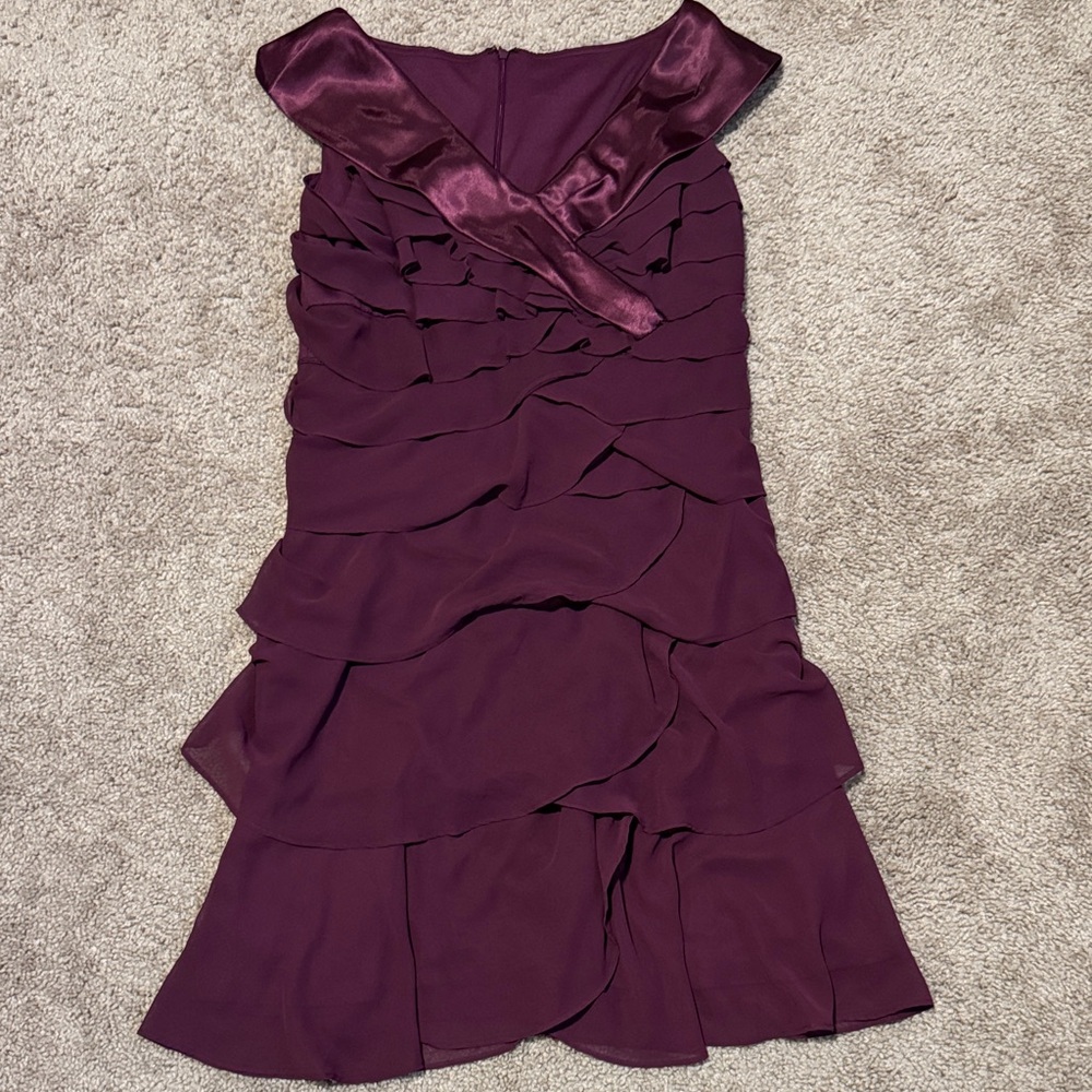 Elegant Purple Women's Dress